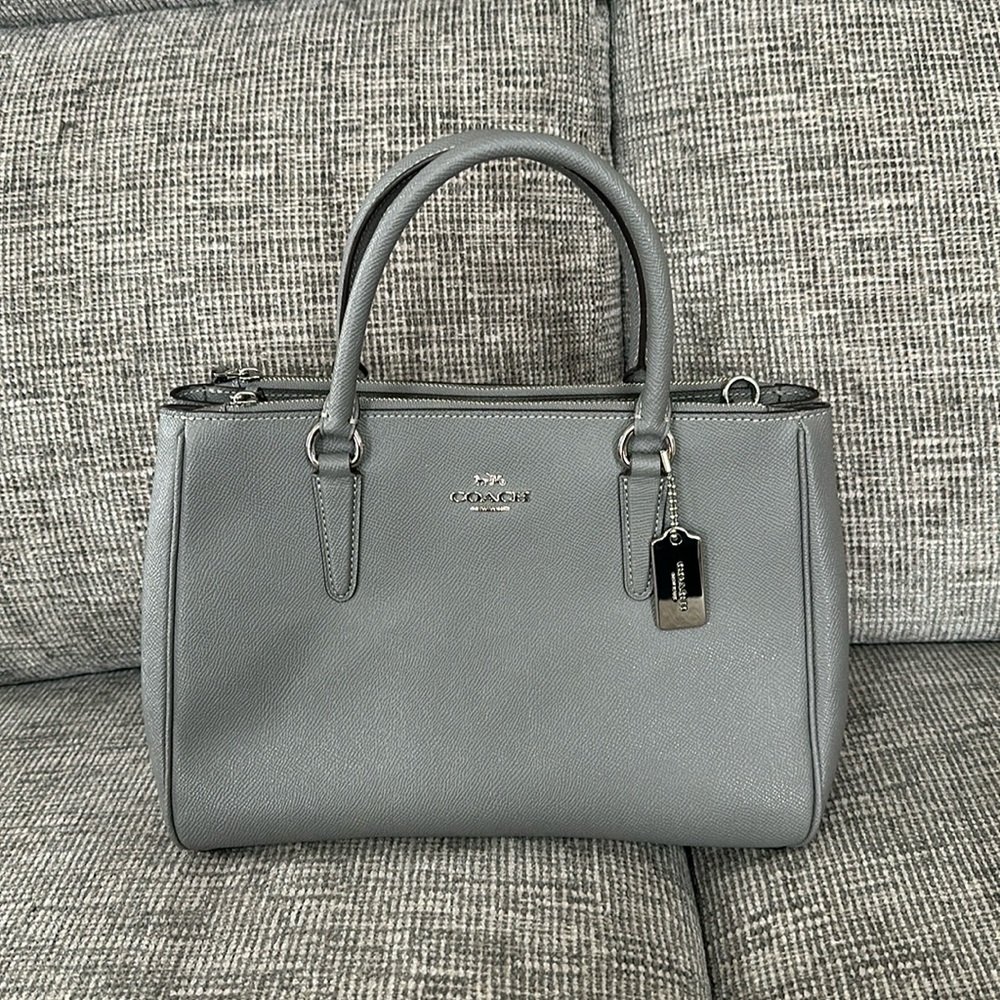 Brand New With Tags Gray Coach Surrey Carryall